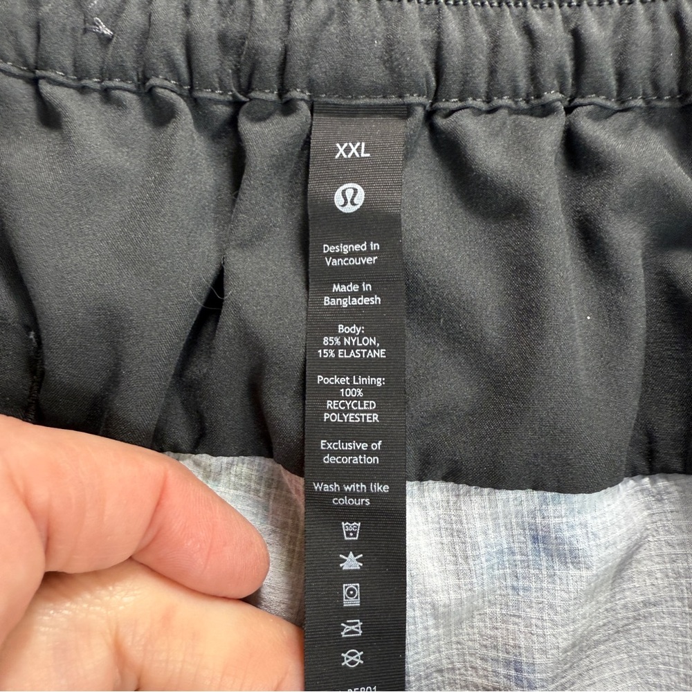 LULULEMON Men’s Multi-colored Bowline spectrum dye multi 5”‎ Shorts - Picture 7 of 8